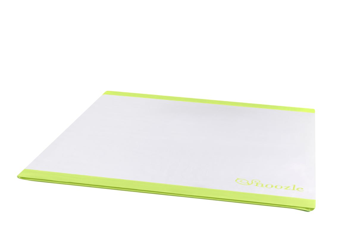 Snoozle slide sheet with lime trim